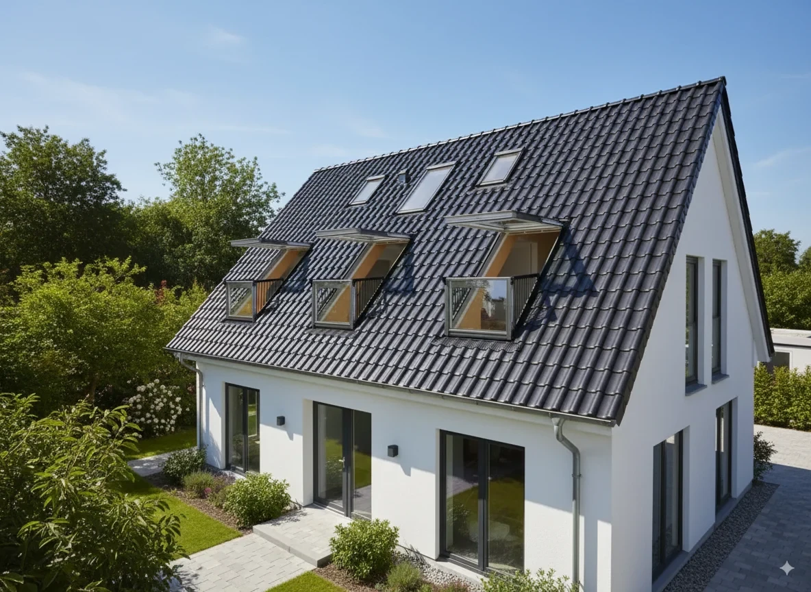 des verrières balcon vue de l'extérieur