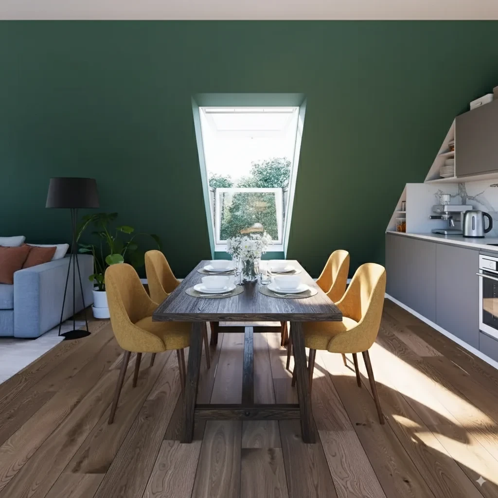 une verrière balcon vue de l'intérieur